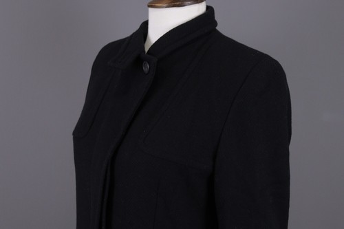 WEEKEND MAX MARA Blue Wool Single Breasted Long Coat Size I 42 / GB 10 / USA 8 - Picture 9 of 20
