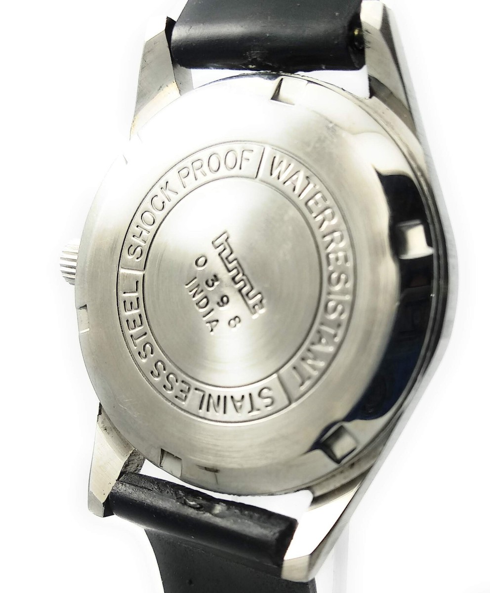 100% Original HMT Janata Art Deco w/ Lines, 17J Collectible men's