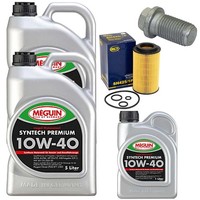 MotoröL Filter Set SAE 10W-40 Meguin 11 Liter + Schraube FüR Mercedes Sprinter