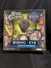 Bionic Eye Clops TV plug in Jakks Pacific Microscope Skin Magnifier 200x