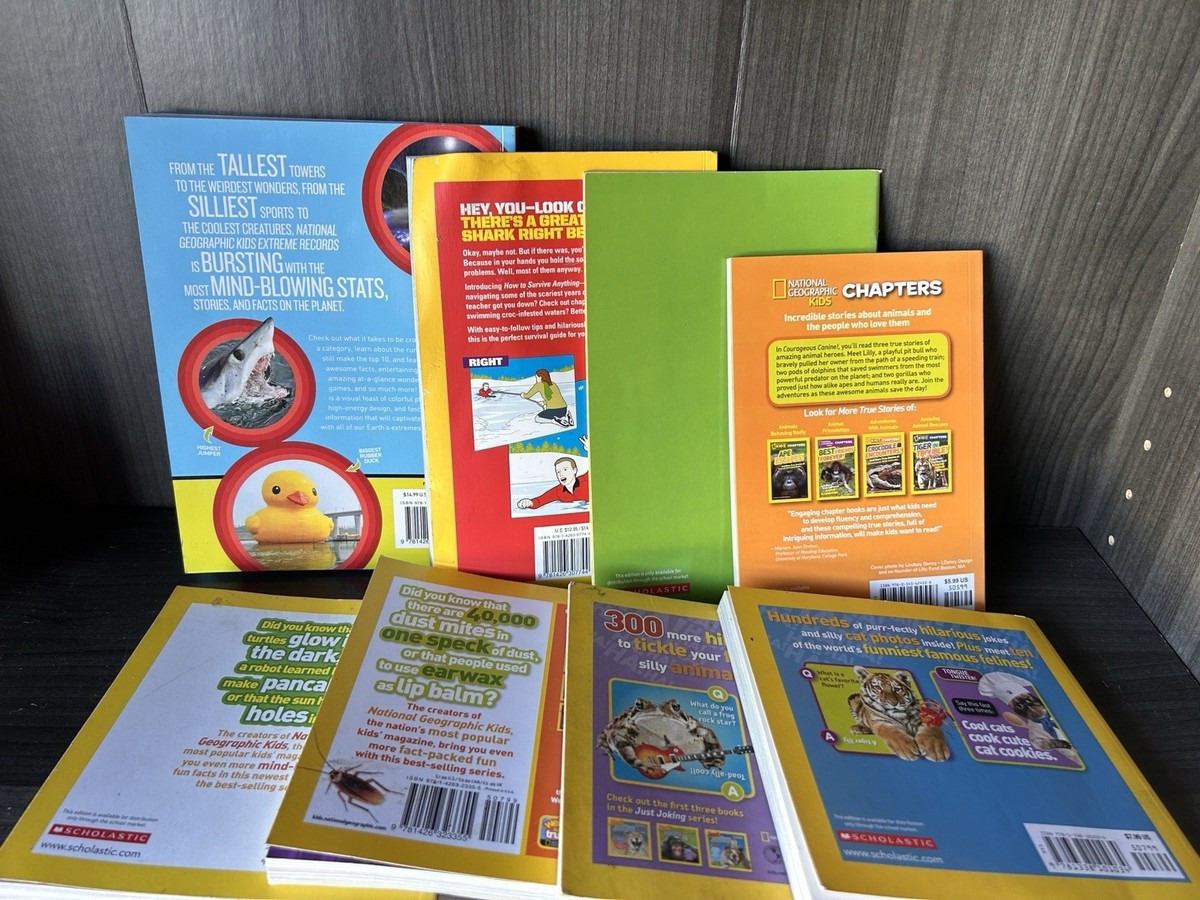 Lot 8 NATIONAL GEOGRAPHIC KIDS Series Set (0318) | eBay