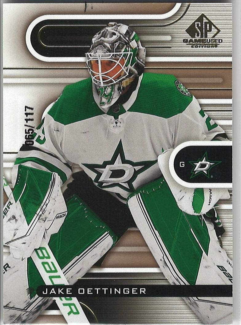 2022-23 SP Game Used #83 Jake Oettinger Gold #/117