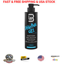 Men's Shaving Gel Level 3 Non-Foaming Aqua 16.9 Fl Oz Clear