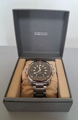 Montre SEIKO Perpetual Calendar Date Indicateur Homme Acier Inoxydable Occasion - Photo 1/4