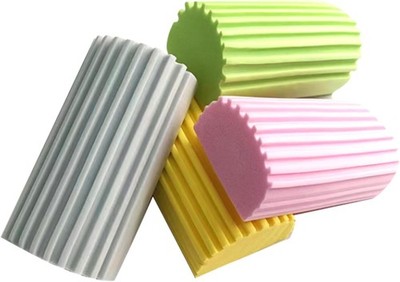 4 Stück Staubschwamm,Dump Duster,Schwamm Scrub Sponge,Damp Dust Clean 