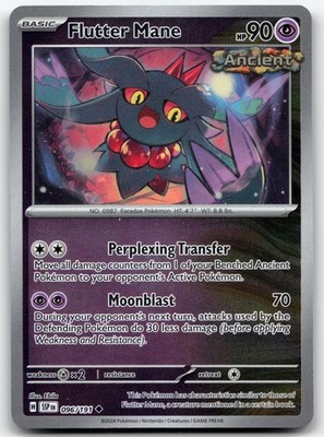 Flutter Mane 096/191 Uncommon Surging Sparks Pokemon Reverse Holo Near Mint