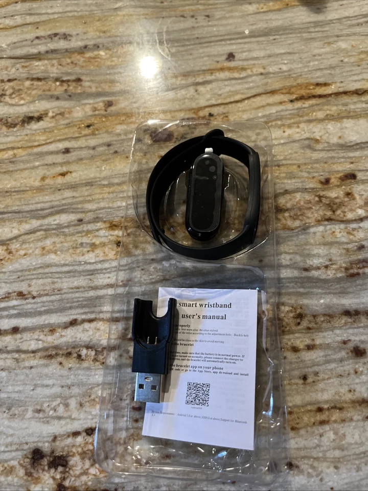 Reloj rastreador de ritmo cardíaco Smart Band 8 banda negra nuevo Foto 2 de 2