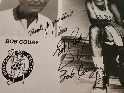 Foto firmata Bob Cousy 8x10 - - Foto 2 di 2
