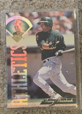 Donruss 1994 Terry Steinbach Oakland Athletics #94 Rookies Rookie Card. rookie card picture