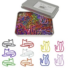 100 pcs Cat Paper Clips Cute Decorative Paperclips, Cat Lover Gifts for Women...