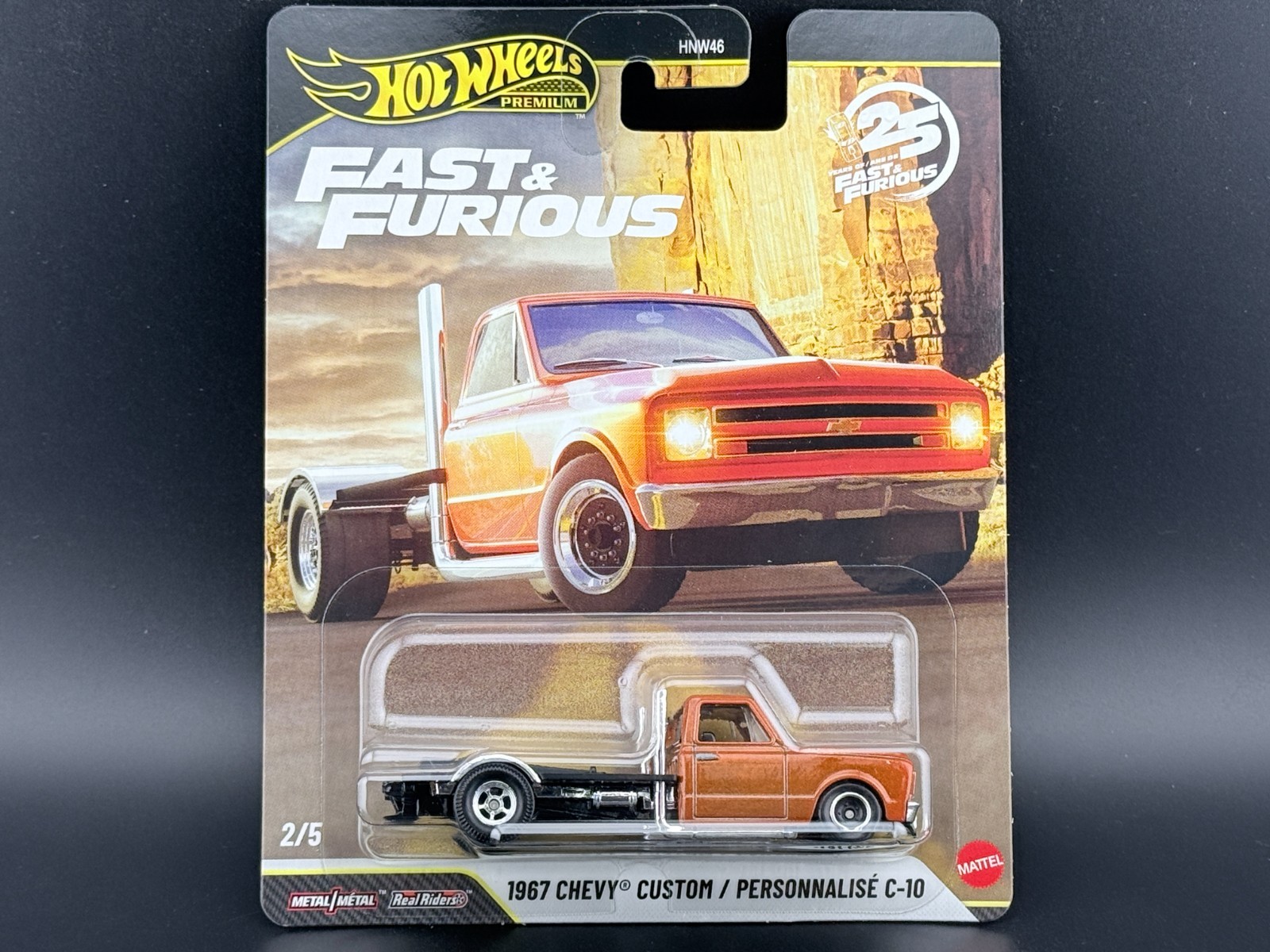 Hot Wheels 1967 Chevy Custom C10 Fast & Furious HNW46-956 P 1/64