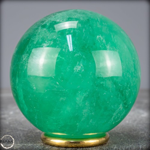 Natürliche Grüne Fluorit Kristallkugel, Spitzenqualität - 720,93g - 75mm - Bild 2 von 8