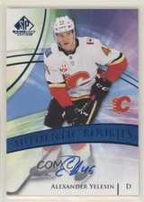 2020 Upper Deck SP Game Used Authentic Rookies Blue Alexander Yelesin Auto 0c2