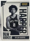 2025-26 Panini Instant Dylan Harper BLACK & WHITE ROOKIES 1/256 SP Spurs #1 RC