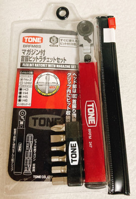TONE FLEX BIT RATSCHE MIT MAGAZIN SET BRFM6S