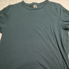 ASOS Men's Blue Cotton Jersey Crew Neck Short Sleeve Solid T-Shirt Regular Fit