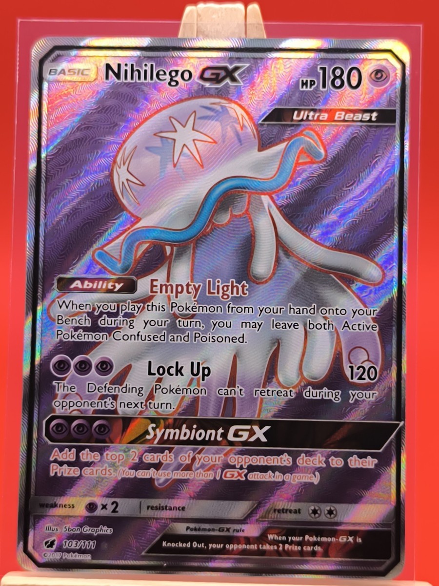 pokemon sun and moon crimson invasion rare cards - Gengar - 38/111 - Holo - Reverse Holo Pokmon Hit Points180 HP Form Nihilego GX 103/111 Crimson Invasion