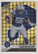 2021 Panini Mosaic Reactive Yellow Mosaic Prizm Quenton Nelson #94 7m3