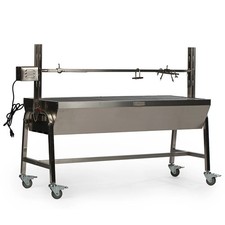 Ash & Ember Griglia Girarrosto in Acciaio Inox 13W, Valutazione 85 LB per Gioco Medio