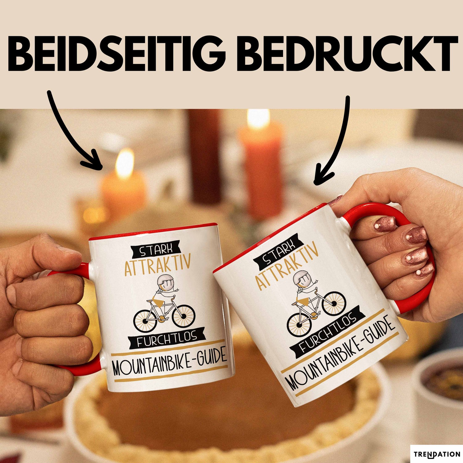 Tazza guida mountain bike regalo tazza forte attraente senza paura mountain bike- foto 6