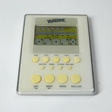 Yahtzee Handheld Electronic Game 2007 Hasbro Parker Brothers TESTED WORKS