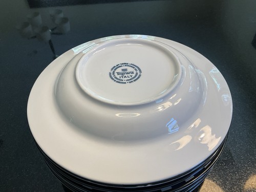 Eight Tognana Athena Salad / Soup Bowls 8-7/8” Made In Italy, Excellent - Picture 2 of 5