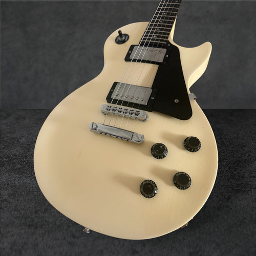 1986 Gibson Les Paul Studio, Tim Shaw Pickups – Alpine White