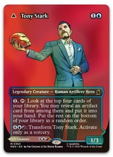 Tony Stark [Borderless Foil] #392 Prices | Magic Marvel Super