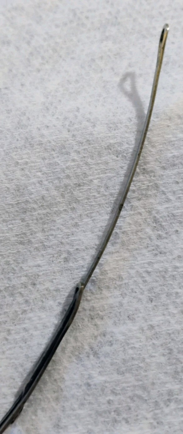 Antique Wire-rectangular Spectacles Sliding Templ… - image 14