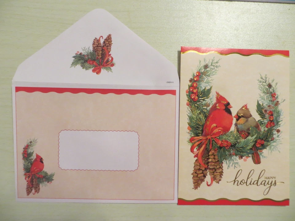 5 Christmas Cards With Matching Envelopes - Image 2 of 4