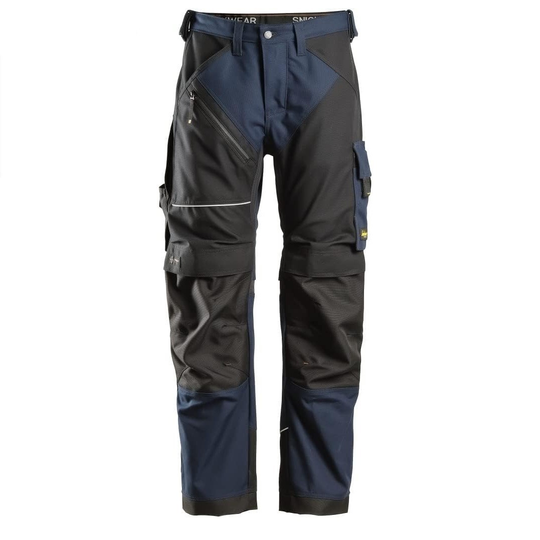 Snickers Workwear AllroundWork Stretch Mens Work Pants 36/32 Regular Navy/Black