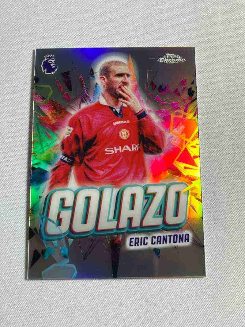 2025-26 Topps Chrome Premier League - Golazo Eric Cantona #GZ-7