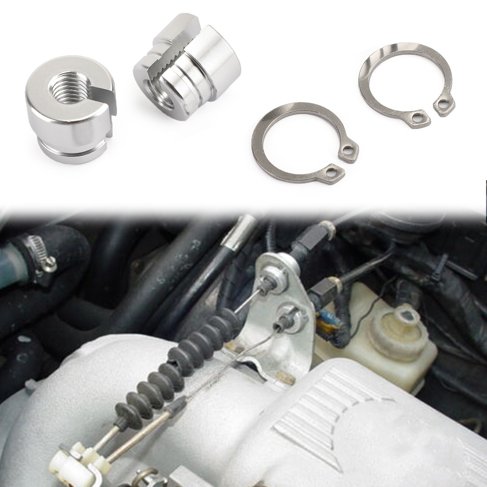 Billet Aluminum Throttle Bushing For BMW E30 E34 E28 E39 E36 M20 M30 M50 S14  ..