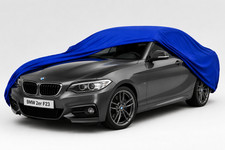 Ganzgarage Indoor Stretch Cover Carcover f�r BMW 2er F23 Cabrio blau