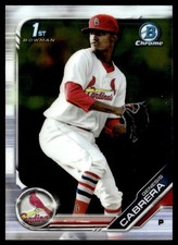 2019 Bowman Chrome Prospects Genesis Cabrera St. Louis Cardinals #BCP-142