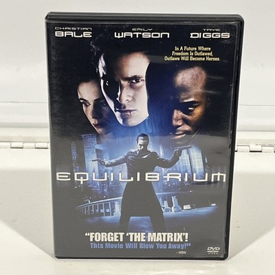 Equilibrium DVD | Taye Diggs Christian Bale Emily Watson Sean Bean Widescreen