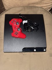 Sony PlayStation 3 Slim CECH-2001A 120GB Black Console Tested Working