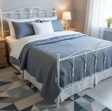 Letto Matrimoniale Damasco Ferro Battuto Tradizionale Aessegi Italy