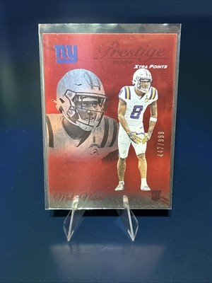 Malik Nabers RC Red /999!! 2024 Prestige Rookies #306 Xtra Points, Giants, LSU