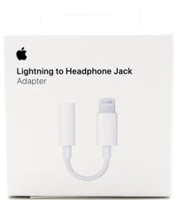 OEM Apple Lightning to Headphone 3.5mm Jack Adapter - White MMX62AM/A