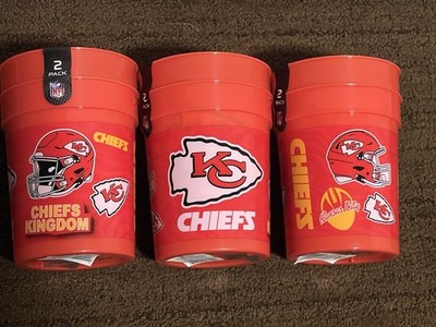 2 Kansas City Chiefs Souvenir Soda Cups Chief Nation Chiefs Kingdom KC Mahomes