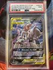 2019 POKEMON SM BLACK STAR PROMO #SM191 FULL ART/MEWTWO & MEW GX PSA 9