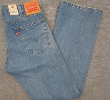 Levi's Mens 34x32 517 Bootcut Blue Jeans Sits At Waist Slim Through Thigh-NWT