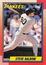 1990 Topps #716 Steve Balboni New York Yankees MLB C164