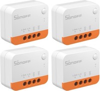 Sonoff ZBMINIL2 Zigbee Smart Schalter,4 StüCk 2 Way Smart Switch(Kein Neutrallei