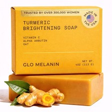 Organic Turmeric Soap for Dark Spots, Soap for Face, All Natural Face Wash