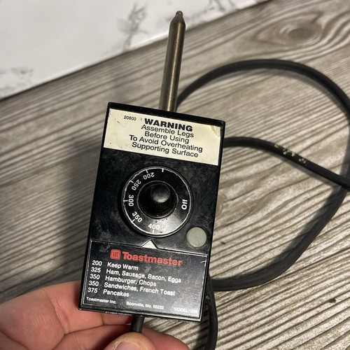 Toastmaster Temperature Control Model 1226 Electric Power Supply Heat Proble USA - Bild 2 von 4