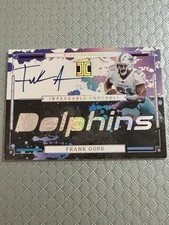 Frank Gore Autograph Impeccable On Card Auto