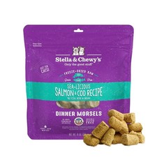 Stella Chewy's Freeze-Dried Raw Cat Dinner 8 Ounce Pack of 1 , Fish