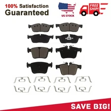 Front Rear Ceramic Brake Pad Kit For Land Rover Jaguar F-Pace Discovery Sport XE